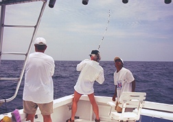 Fishing in the bottomless Pacific